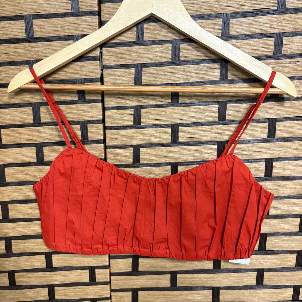 Abercrombie & Fitch Orange Crop Tank Top Size Medium